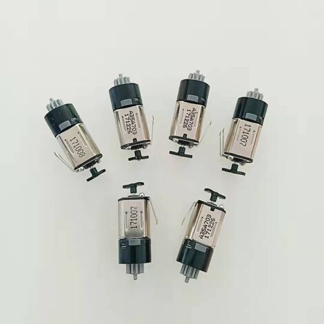 6Pcs Mini M10 Precision Gear Motor DC 2.5V-5V 3V 3.7V Electric Slow Speed Reducer Micro Planetary Motor 10mm (1/5)