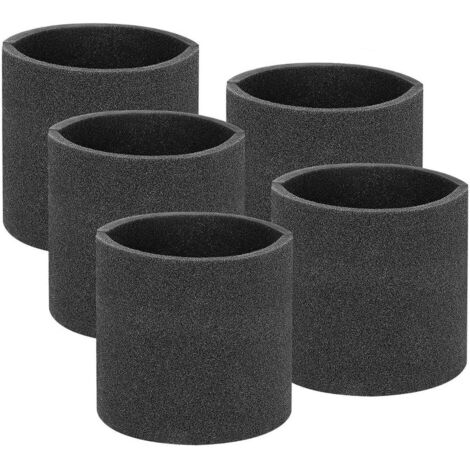 Foam Sleeve Filter, VF2001TP Foam Sleeve, Economical Water Washable Wet Dry Vacuum Foam Filter, Fits Most Shop-Vac Vacuums (5)