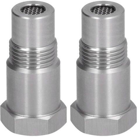 2pcs Oxygen Sensor Adapter Oxygen Sensor Adapter Welding Socket Auxiliary Engine with Filter Auto Parts M18x1.5 (1/5)