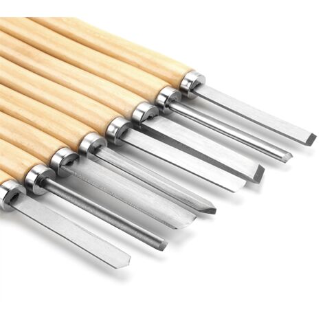 8Pcs HSS Wood Lathe Chisel Set Wood Turning Chisel Set Woodturning Tools for Hardwood Turning