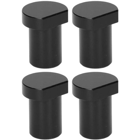 4pcs Woodworking Desk Limit Blocks, Woodworking Workbench Limit Card Block 20mm Diameter Black