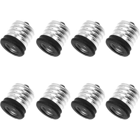 LED Light Adapter - 8 PCS Lamp Holder Converters Bulb Base Adapter Bulb Holder Accessory (E17 to E14)