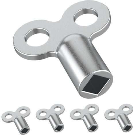 Piece Radiator Bleeder Key Set - Heavy Duty Aluminum Bleeder Keys - Radiator Bleeder Keys for Many Radiators - Handy Bleeder Key for Heaters