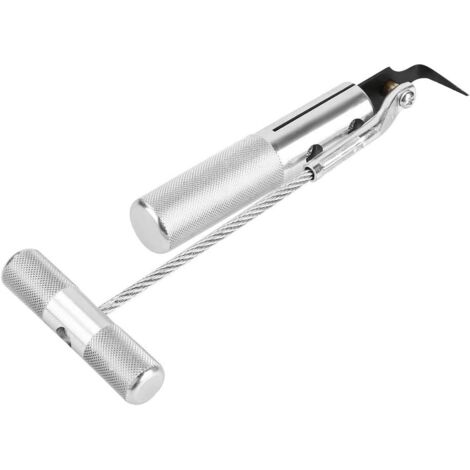 Professional Windshield Removal Tool Windshield Tool, Aluminum Alloy Car Windshield Glass Removal Cutting Tool Silver (1/5)