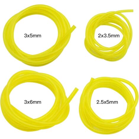 4pcs Fuel Hose, 1.5m Fuel Hose for Small Engine, 4 Sizes, PU Hose, General Engine, Lawn Mower, Brush Cutter (1/5)