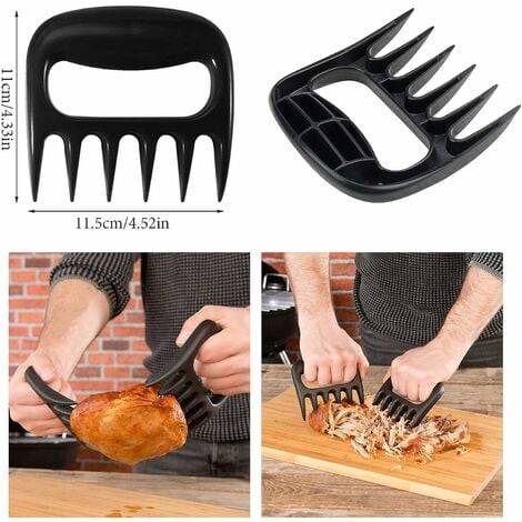 Bbq Bear Claws, Meat Claws, Bbq Bear Claws, Stainless Steel Meat Claw, Bbq  Meat Handler Forks, Pulled Pork Shredder Claws2 Pieces