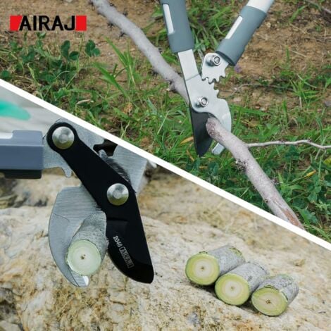 50cm Lopper,Geared Cutting System,Multi-thickness,Can Cut Thick Branches with a Diameter of 3cm,Sharp SK5 Blade,Stable Aluminum Handle,Professional Loppers