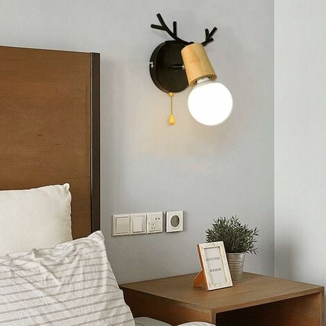 Bedroom sconce on sale with switch