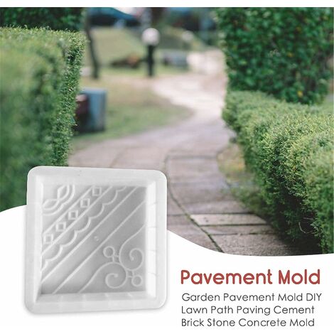 Plastic Stepping Stone Mold Maker Step Paver Mold Stone Concrete ...