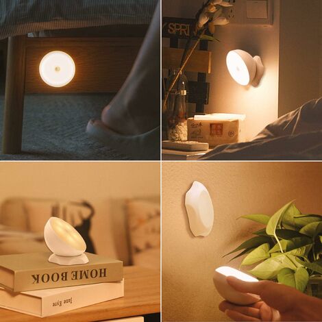 Rechargeable Motion Sensor Light, 360 Degree Rotating Motion Activated ...