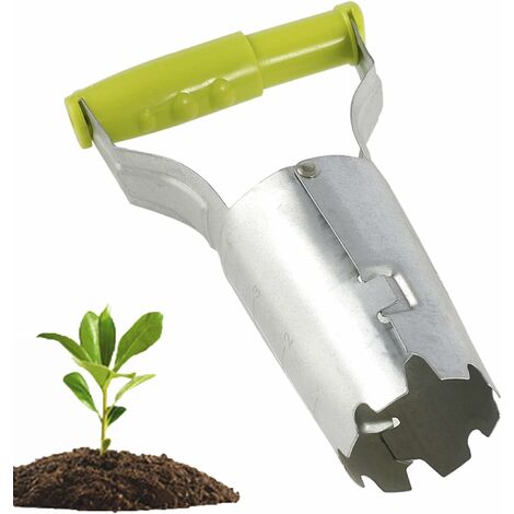 Transplanter Bulb Planter Tool with Depth Marker Garden Bulb Planting Atomic Soil Vegetable Digging/Filling