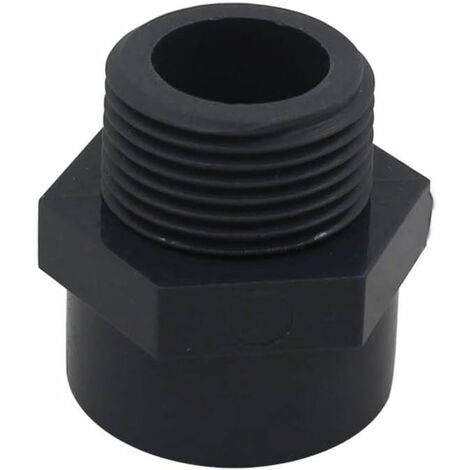 Male pvc threaded end 20 25 32 40mm swimming pool screw end pvc joint fitting pvc threaded sleeve (Internal Diameter 32mm - 1 thread) (1/5)