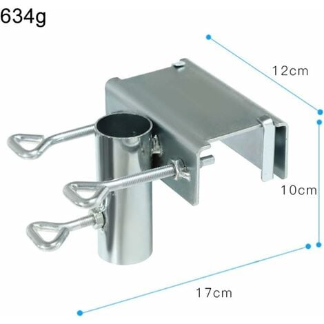 Pcs Balcony Umbrella Holder Fishing Chair Umbrella Holder Compact Umbrella  Base Universal Metal Mounting Bracket Balcony Umbrella Holder for Fixed  Railing Bracket Sunshade