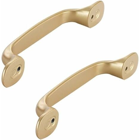 12 Pieces Golden Cabinet Handles Golden Kitchen Cabinet Handles Drawer Cupboard Handles Drawer Cupboard Handles Bedroom Golden Kitchen Cabinet Door Handles Kitchen Furniture with Screws