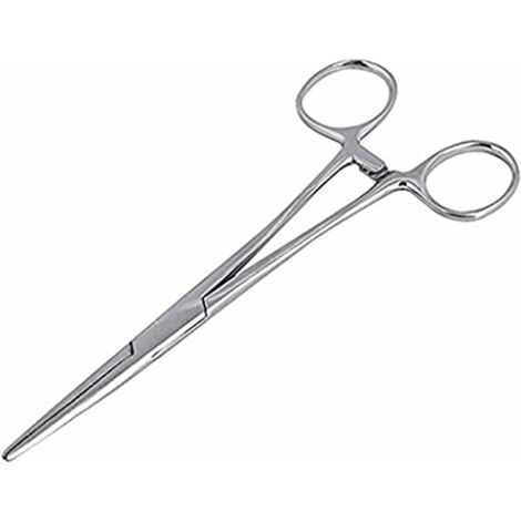 Hemostat Forceps,stainless Steel Cat Pet Scissors,ear Hair Clip, Fishing  Scissors Tools(16cm Curved)