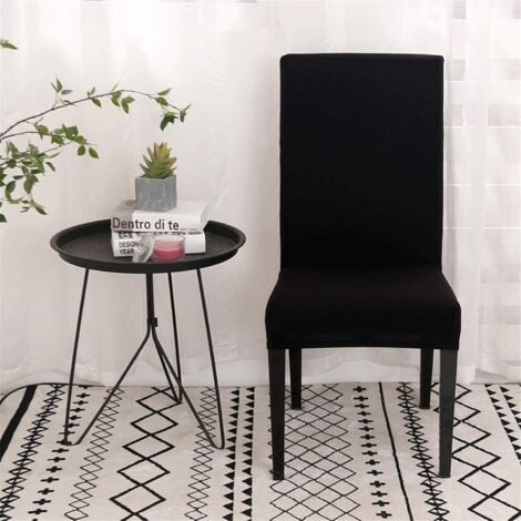 Stretch Chair Covers Set of 4 or 6, Universal Dining Chair Cover Removable Washable Modern Durable for Home Hotel Restaurant Party Banquet Kitchen Decoration