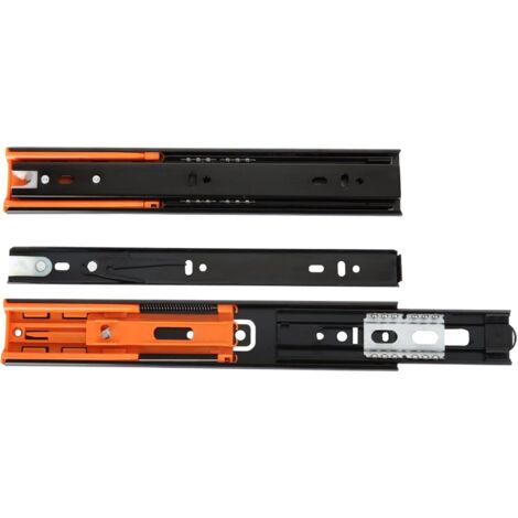 READY STOCK] Full Extension Drawer Slide Soft Closing Ball Bearing Heavy Duty Cabinet With Screw 10″ 24″ I.13144049
