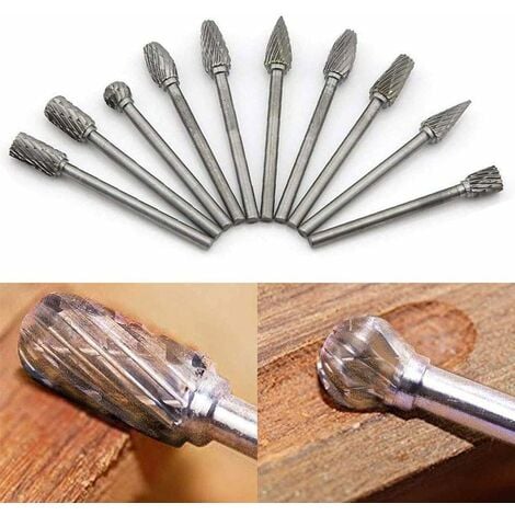 Carving Expert 9pcs Abrasive Mounted Stone for Dremel Rotary Tools Grinding  Stone Wheel Head Dremel Accessories 1/8 Inch Shank