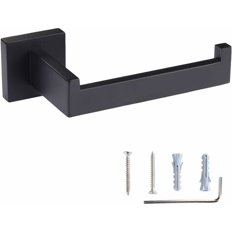 Toilet Paper Holder Tissue Roll Holder Hanger SUS304 Stainless Steel Matte Black Bathroom Lavatory Hardware Wall Mount (1/5)