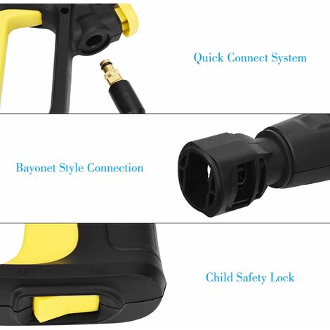 Supervac Karcher K Serisi için Yüksek Basınçlı Yıkama Su Püskürtme Tetik Tabanca Supervac Karcher K Serisi için Yüksek Basınçlı Yıkama Su Püskürtme Tetik Tabanca