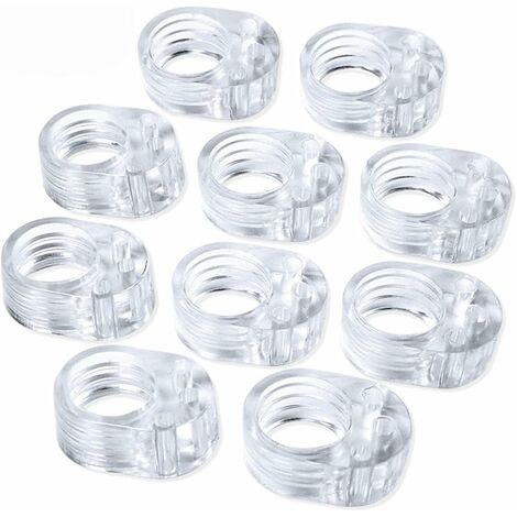 Door Stoppers,10 Pieces Rubber Door Leveling Silicone Door Stopper,Door Stoppers Door Handle Stopper Door Bumper Wall Protector Block Door Anti-Handle Door Stopper