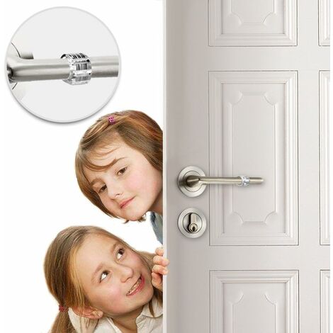 Door Stoppers,10 Pieces Rubber Door Leveling Silicone Door Stopper,Door Stoppers Door Handle Stopper Door Bumper Wall Protector Block Door Anti-Handle Door Stopper