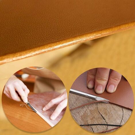 2Pieces Leather Edge Skiving Beveler Craft Keen Edge Cutting Tool, Leather  Edge Skiving DIY Craft Tool for Leather Crafting Working Tools 2