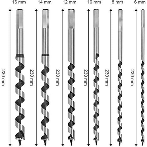 Extra long deals wood drill bits