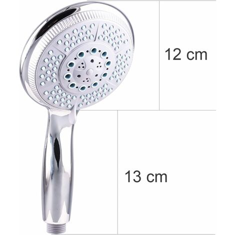 Shower Head,High Pressure 5 Spray Settings,Adjustable Massage Spa Hand ...
