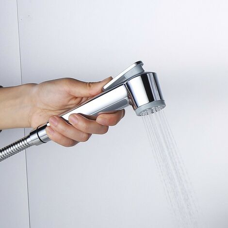 Trigger Spray Hand Shower Head Handset Chrome finish