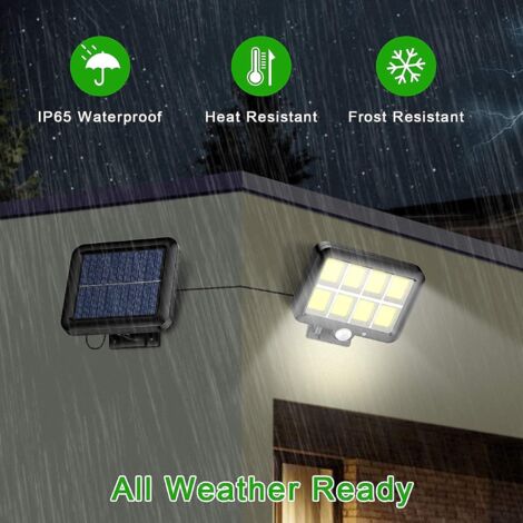 SSZMDLB Under $5 Solar Lights, Outdoor Security Lights, Motion Sensor Lighting Wall Mounted Design Fence Yard Illumination Three Mode Operation Weatherproof C - View #8