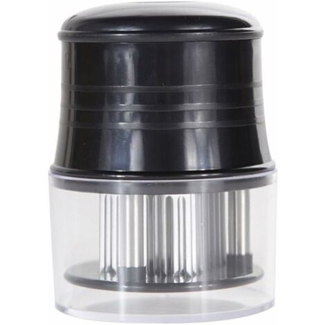 56 Blades Meat Tenderizer with Safety Lock Stainless Steel Needles Meat Tool Steak Needle, Loose Meat Needle, Broken Rib Needle, Steak Needle, Knocking Meat Hammer Kitchen Tool (1/4)