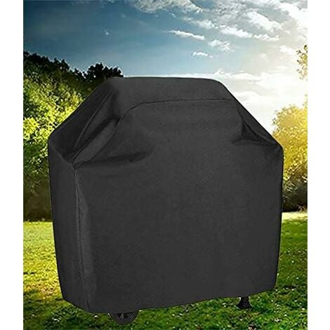 BBQ Cover Waterproof BBQ Gas Grill Cover Black Barbecue Cover