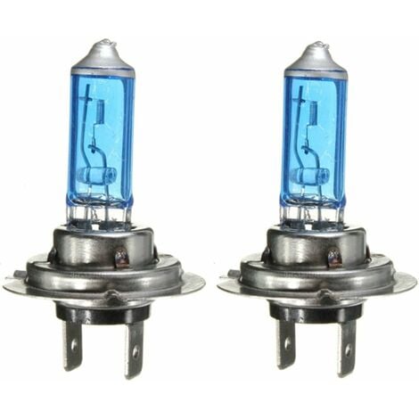 2 x H7 12V/55W Headlight Bulbs, Halogen Headlight Bulbs Replacement Kit ...