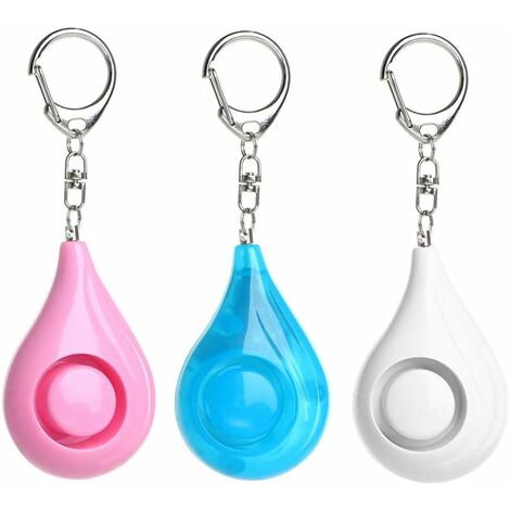 Personal Alarms for Women, 125 DB Emergency Self-Defense Security Alarm Keychain for Kids Women and Elders - 3 Pcs