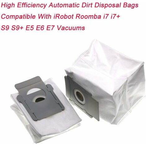 Disposable Dust Bags for Roomba i7 i7+/i7 Plus E5 E6 and S9 Plus