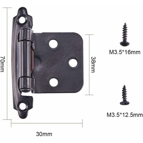 Wall sale unit hinges