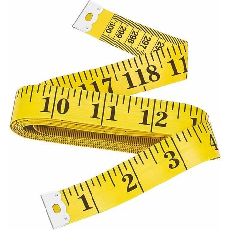 120inches/300cm Soft Tape Measure, Flexible Measuring Tape for Sewing  Clothes Body Measurements, White 2-Pack