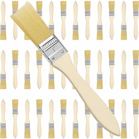 4 Varnish/Chip Brushes disposable for paint and resins - Multi