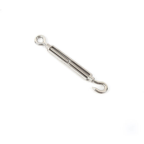 M4 5 Pack 304 Stainless Steel Hook and Eye Turnbuckle Turnbuckle