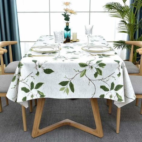 PVC Plastic Tablecloth Washable with water. Waterproof Rectangular ...