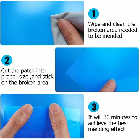 Trampoline Patch Repair Kit 20*10CM Square Waterproof Tent Repair