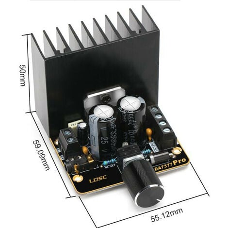 30W+30W Class AB Car Audio Amplifier 2.0 Two Channel Immersion Gold