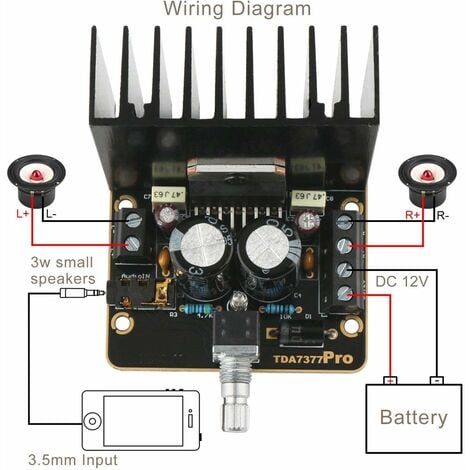 30W+30W Class AB Car Audio Amplifier 2.0 Two Channel Immersion Gold ...