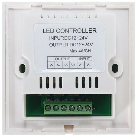 DC 12-24V LED Touch Wall Controller Panel with Brightness Changing