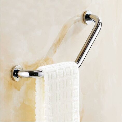 304 stainless steel bathroom handrail shower handrail bathtub handrail elderly bathroom handrail，Bath Handle 45 cm Wall-Mounted Grab Bar Wall-Mounted Towel Bar Elderly，Bathroom Grab Bar for Elderly/Pr