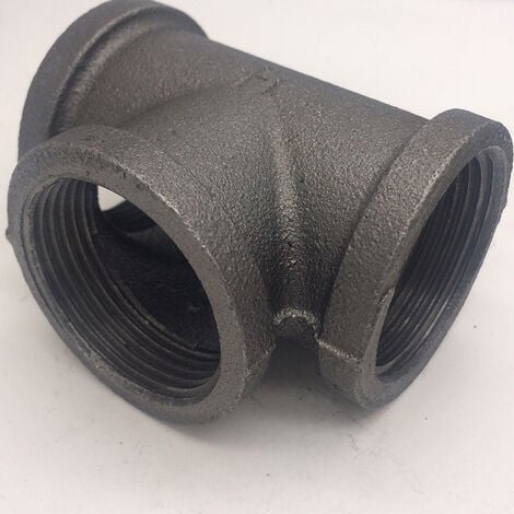 1/2'' Tee Equal 3 Pipe Malleable Iron Black Pipe Fittings Female