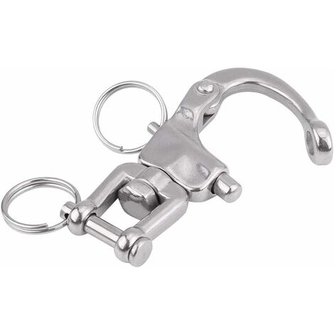 Swivel Swivel Snap Hook, Quick Links Quick Release Spring Hook for Sailboat  Halyard Boats 316 Stainless