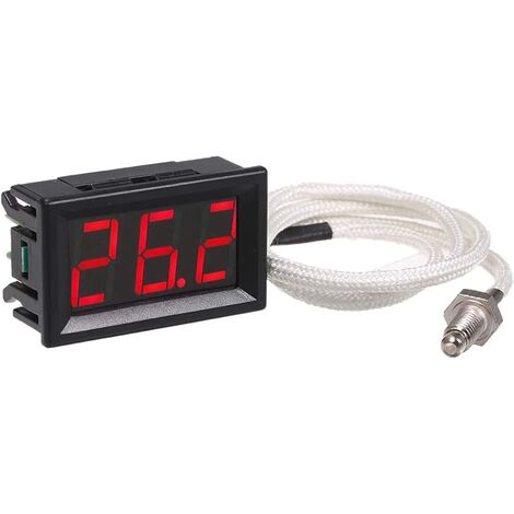 XH-B310 Industrial Digital Thermometer, 12V -30800°C K-type M6 ...