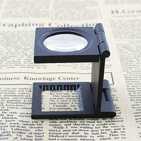 Reading Light, 30x Magnifying Glass With 12 Led Light, Handheld